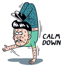 Cheeky man(English Ver.) sticker #9837419