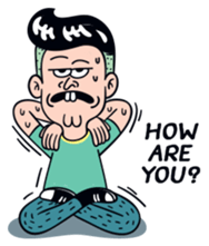 Cheeky man(English Ver.) sticker #9837421