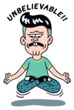 Cheeky man(English Ver.) sticker #9837422