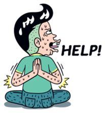 Cheeky man(English Ver.) sticker #9837426