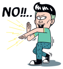 Cheeky man(English Ver.) sticker #9837427