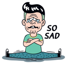 Cheeky man(English Ver.) sticker #9837430