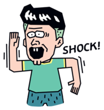 Cheeky man(English Ver.) sticker #9837434