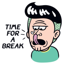 Cheeky man(English Ver.) sticker #9837437