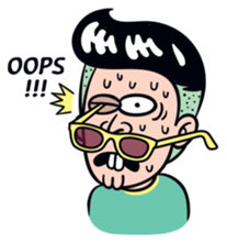 Cheeky man(English Ver.) sticker #9837441