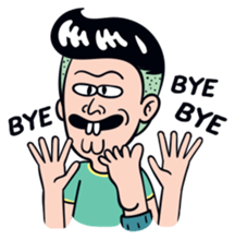 Cheeky man(English Ver.) sticker #9837442