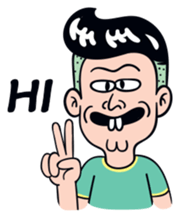 Cheeky man(English Ver.) sticker #9837445