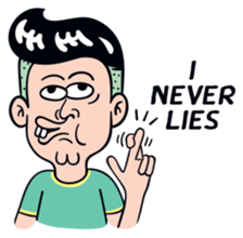 Cheeky man(English Ver.) sticker #9837447