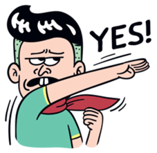 Cheeky man(English Ver.) sticker #9837450