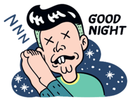 Cheeky man(English Ver.) sticker #9837451