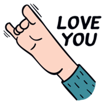 Cheeky man(English Ver.) sticker #9837454