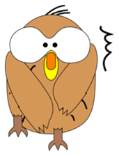 Strange Owl sticker #9837458