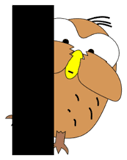 Strange Owl sticker #9837462