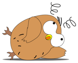 Strange Owl sticker #9837463