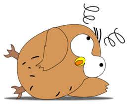 Strange Owl sticker #9837463