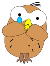 Strange Owl sticker #9837466