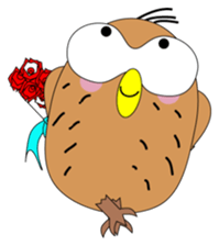 Strange Owl sticker #9837467