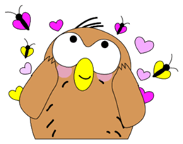 Strange Owl sticker #9837470