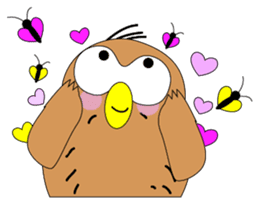 Strange Owl sticker #9837470