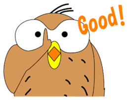 Strange Owl sticker #9837471