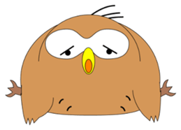 Strange Owl sticker #9837475