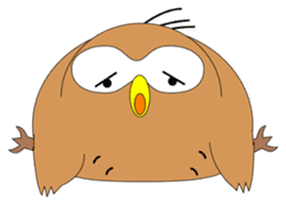 Strange Owl sticker #9837475