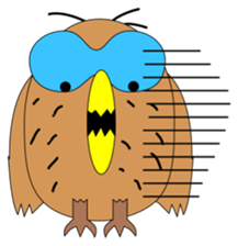 Strange Owl sticker #9837476