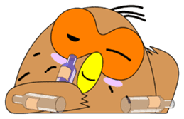 Strange Owl sticker #9837478