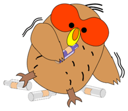 Strange Owl sticker #9837479