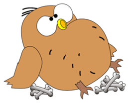 Strange Owl sticker #9837480