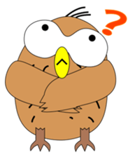 Strange Owl sticker #9837483