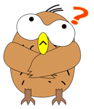 Strange Owl sticker #9837483