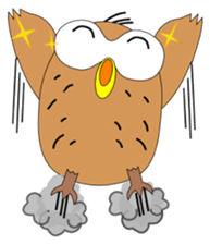 Strange Owl sticker #9837484