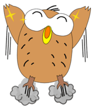 Strange Owl sticker #9837484