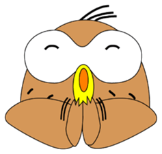 Strange Owl sticker #9837485