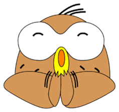 Strange Owl sticker #9837485