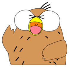 Strange Owl sticker #9837487