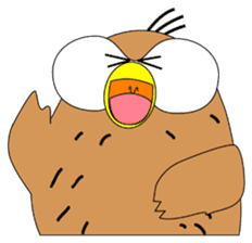 Strange Owl sticker #9837487