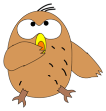 Strange Owl sticker #9837488