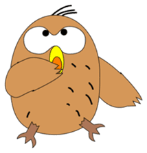 Strange Owl sticker #9837488