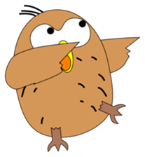 Strange Owl sticker #9837489