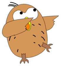 Strange Owl sticker #9837489