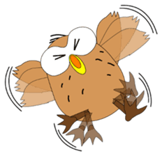 Strange Owl sticker #9837491