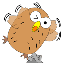 Strange Owl sticker #9837492