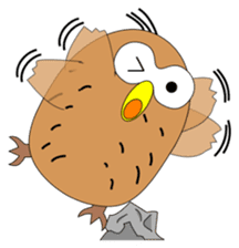 Strange Owl sticker #9837492