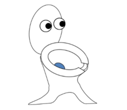 Japanese style restroom sticker #9838174