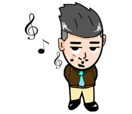 dark man sticker #9838282