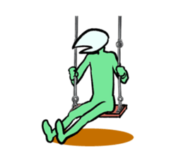 No eyes and name sticker #9838409