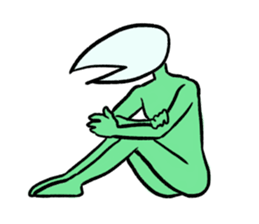 No eyes and name sticker #9838411