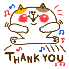 Say 'OK' & 'thank you' with cute animals sticker #9838517